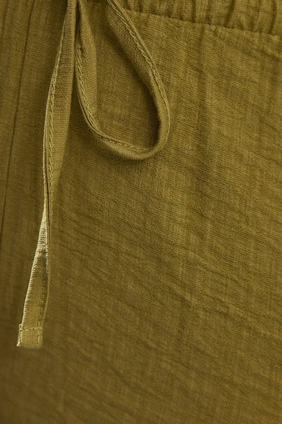 Viscose Nylon Wide Leg Trouser