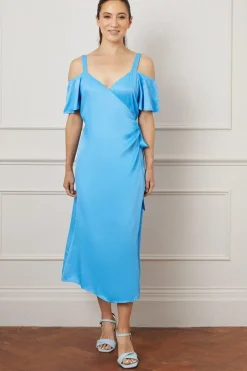 Viscose Satin Midaxi Dress