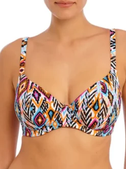 Viva La Fiesta Plunge Bikini Top