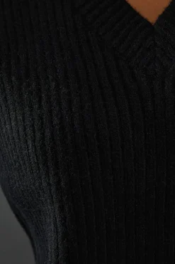 V Neck Knitted Vest