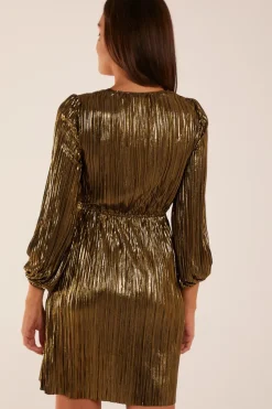 V Neck Mini Dress