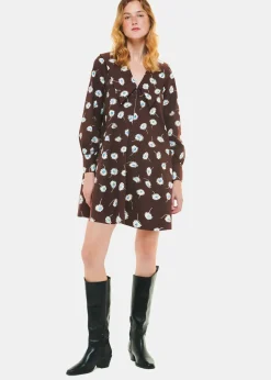 Watercolour Daisy Poplin Dress-