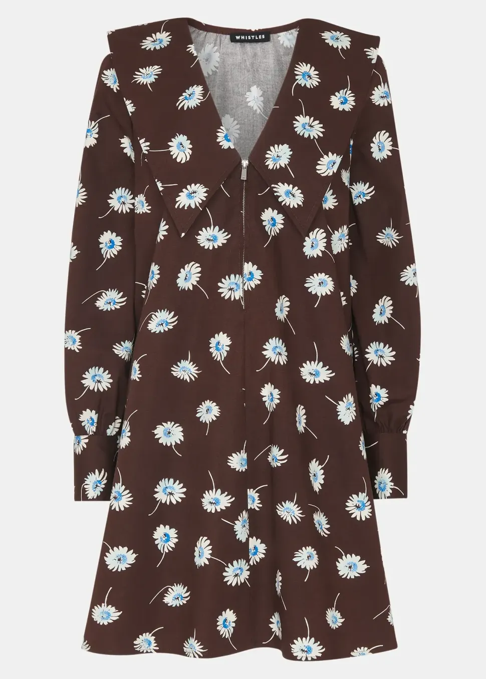 Watercolour Daisy Poplin Dress-