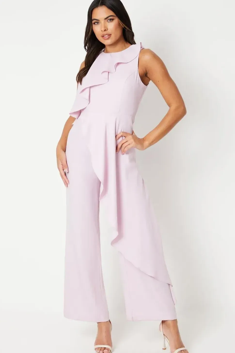 Waterfall Ruffle Jumpsuit