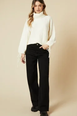 Weaved Roll Neck Jumper