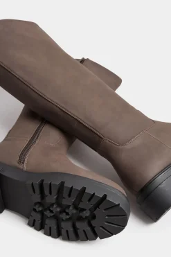 Wide & Extra Wide Fit Chunky Calf Boots