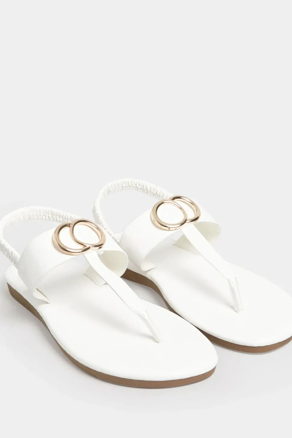 Wide & Extra Wide Fit Limited Collection Double Ring Toe Thong Sandals