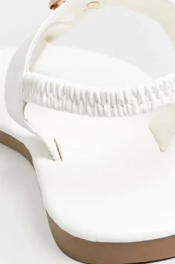 Wide & Extra Wide Fit Limited Collection Double Ring Toe Thong Sandals