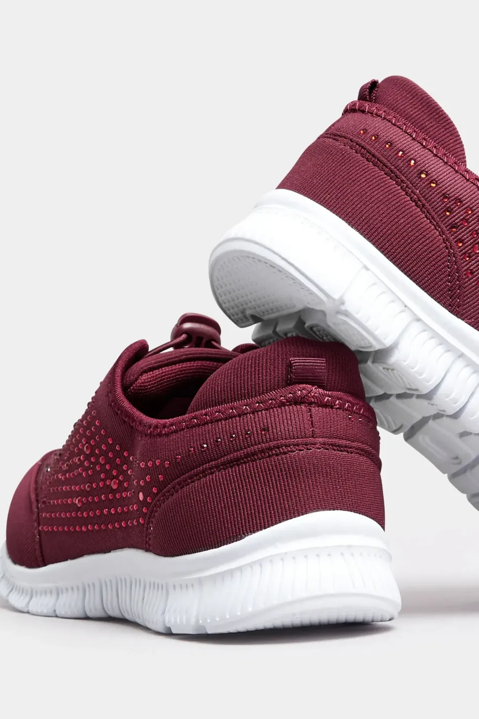Wide and Extra Wide Fit Embellished Drawcord Trainers
