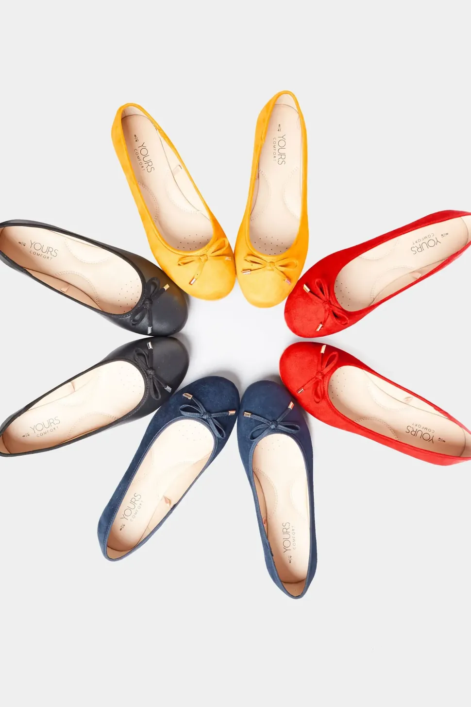 Wide Fit & Extra Wide Fit Ballerina Pumps