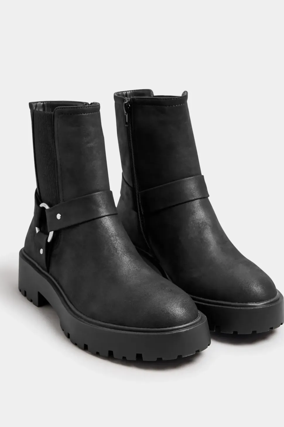 Wide Fit & Extra Wide Fit Chunky Biker Chelsea Boot