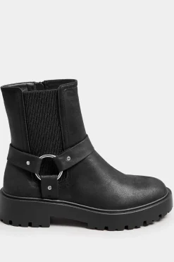 Wide Fit & Extra Wide Fit Chunky Biker Chelsea Boot