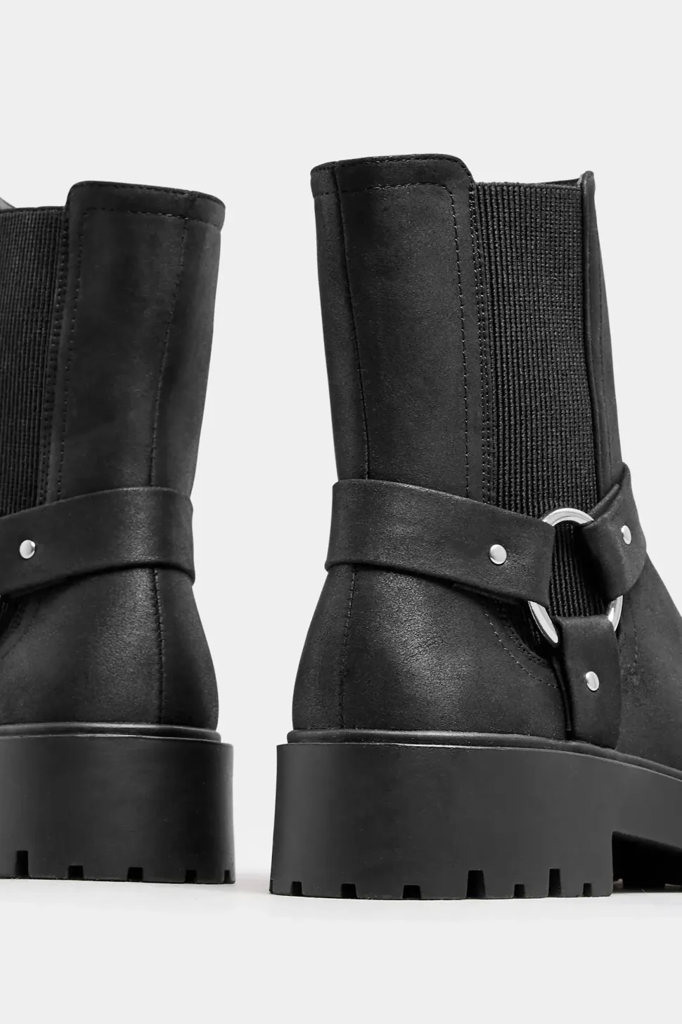 Wide Fit & Extra Wide Fit Chunky Biker Chelsea Boot