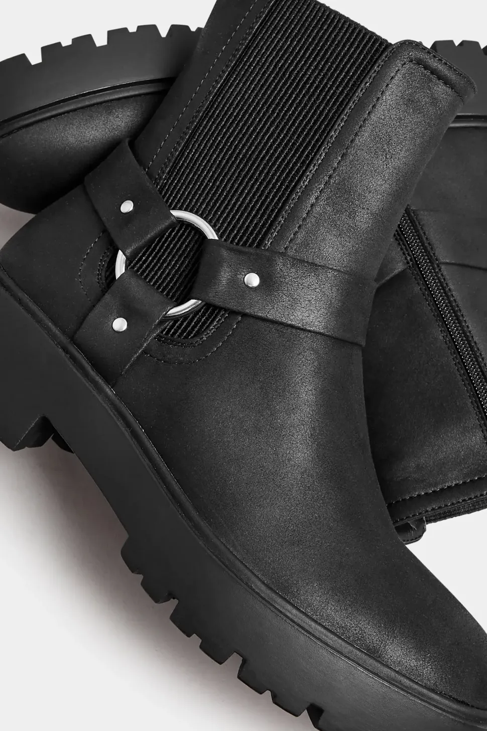 Wide Fit & Extra Wide Fit Chunky Biker Chelsea Boot