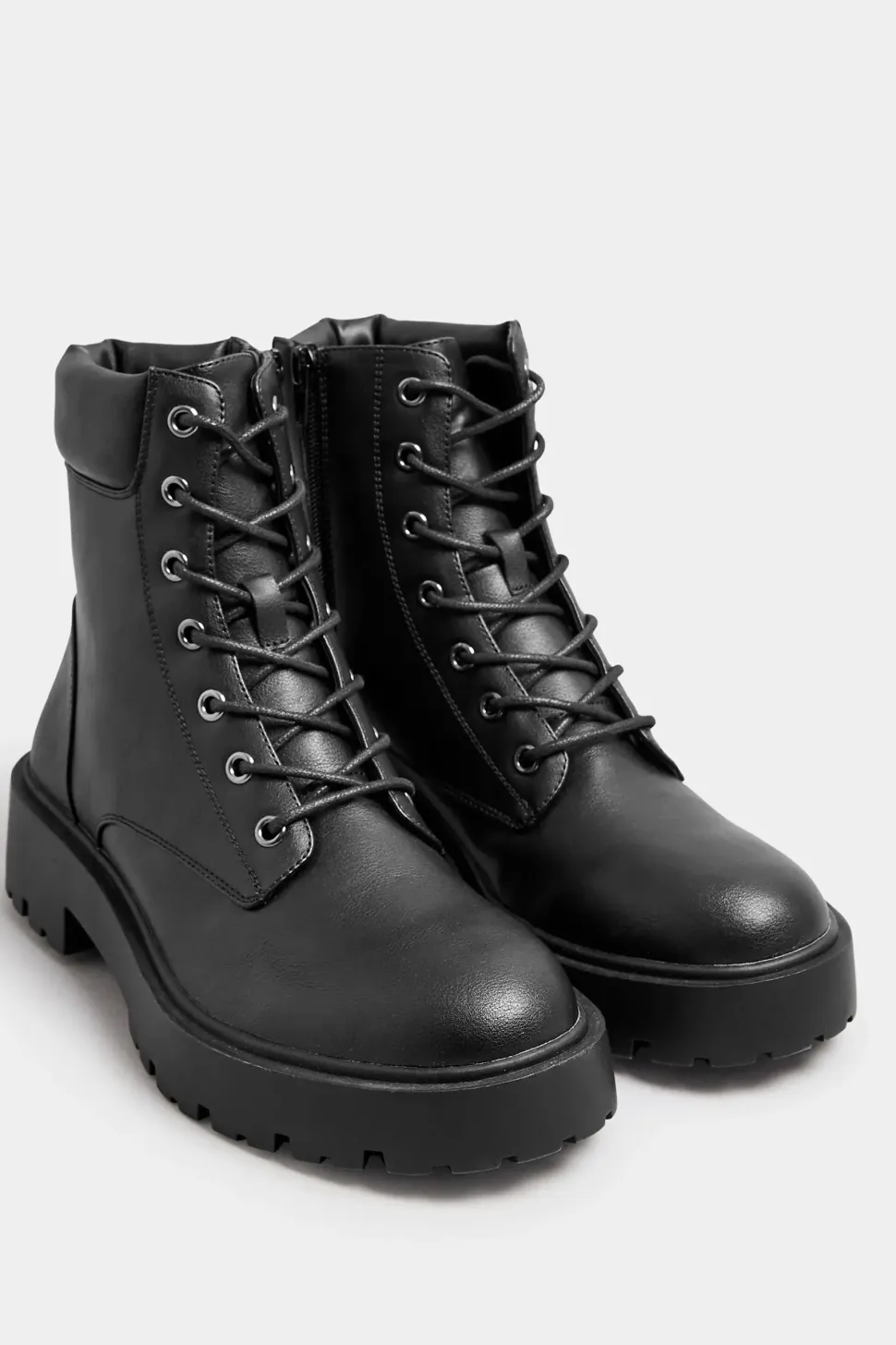 Wide Fit & Extra Wide Fit Chunky Lace Up Boots