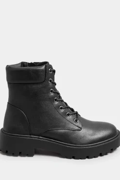 Wide Fit & Extra Wide Fit Chunky Lace Up Boots