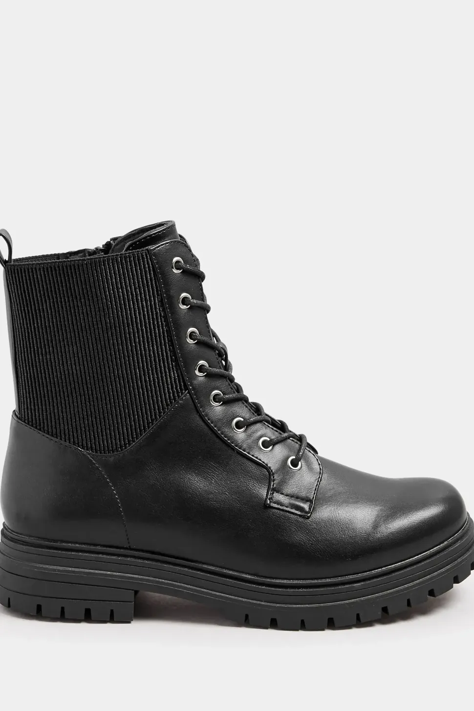 Wide Fit & Extra Wide Fit Lace Up Chunky Boots