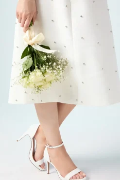 Wide Fit Bridal Talia Platform Heeled Sandals