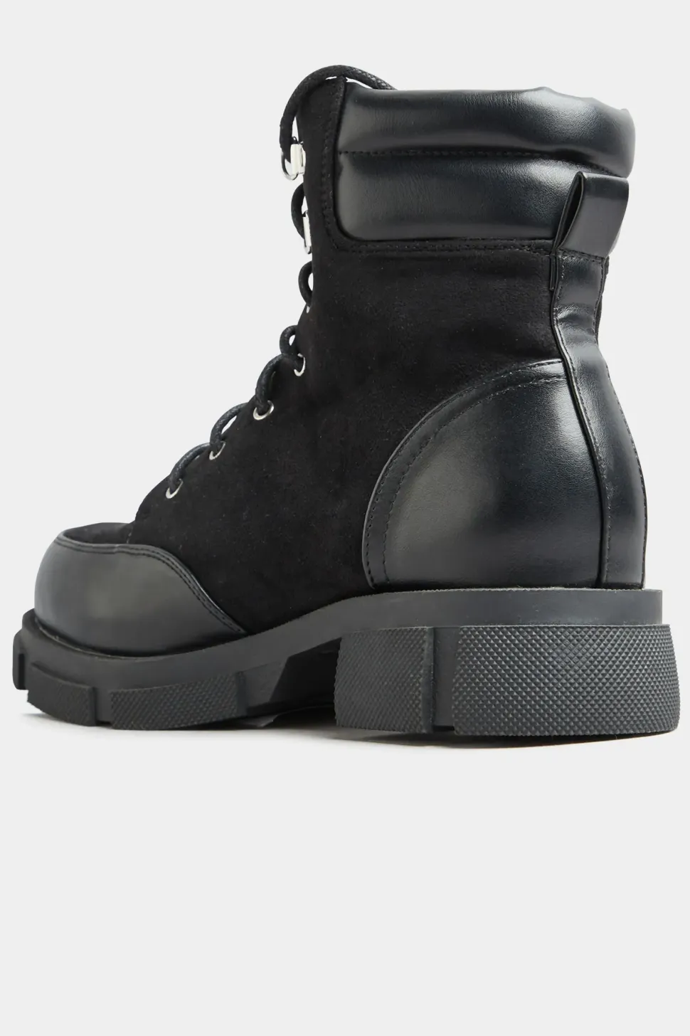Wide Fit Chunky Lace Up Boots