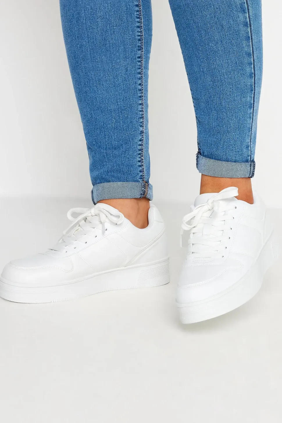 Wide Fit Chunky Lace Up Trainers