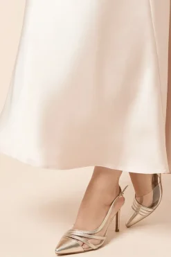 Wide Fit Detroit Slingback Court Shoes