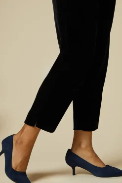 Wide Fit Dove Kitten Heel Court Shoes