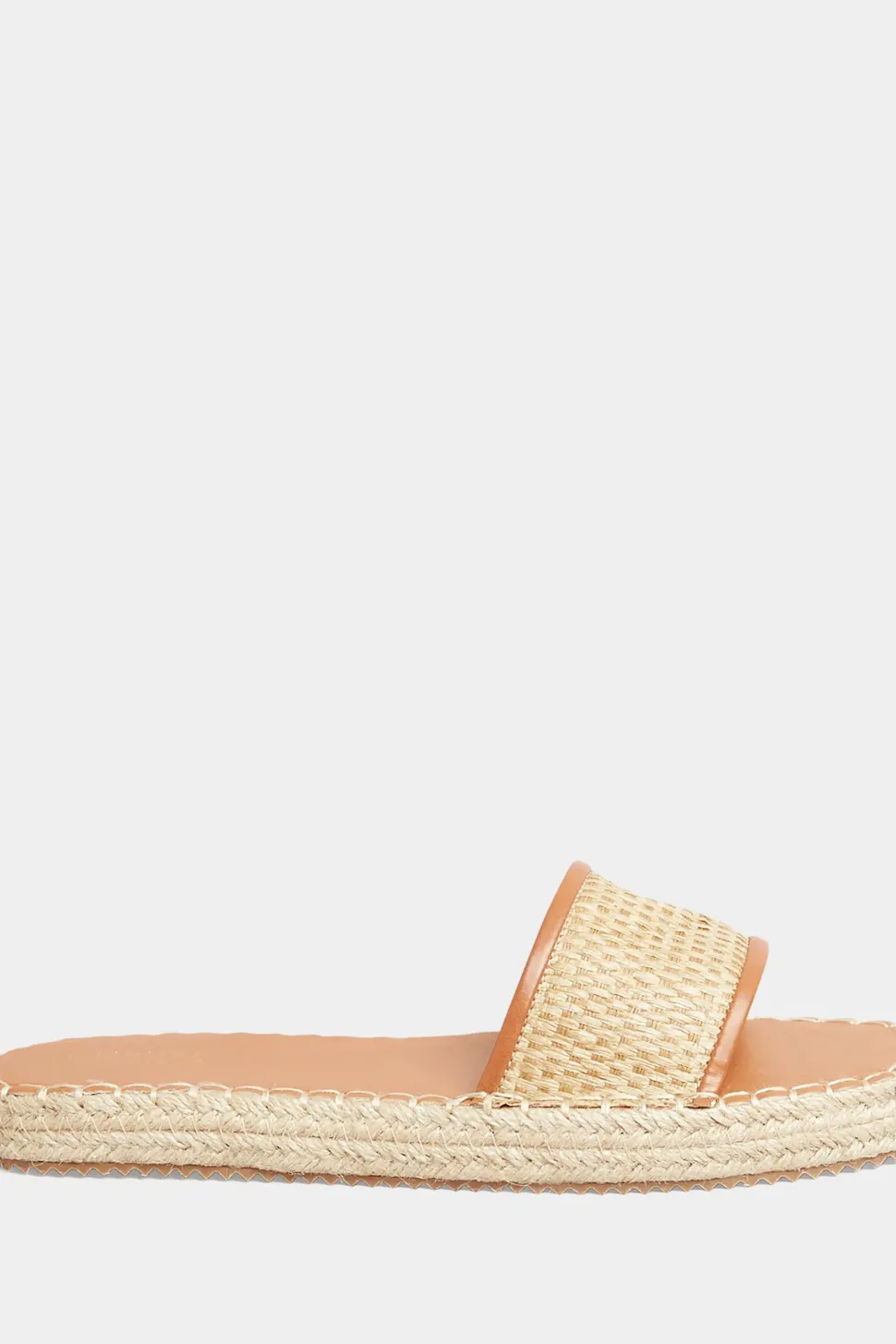 Wide Fit Espadrille Mules