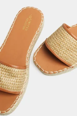 Wide Fit Espadrille Mules