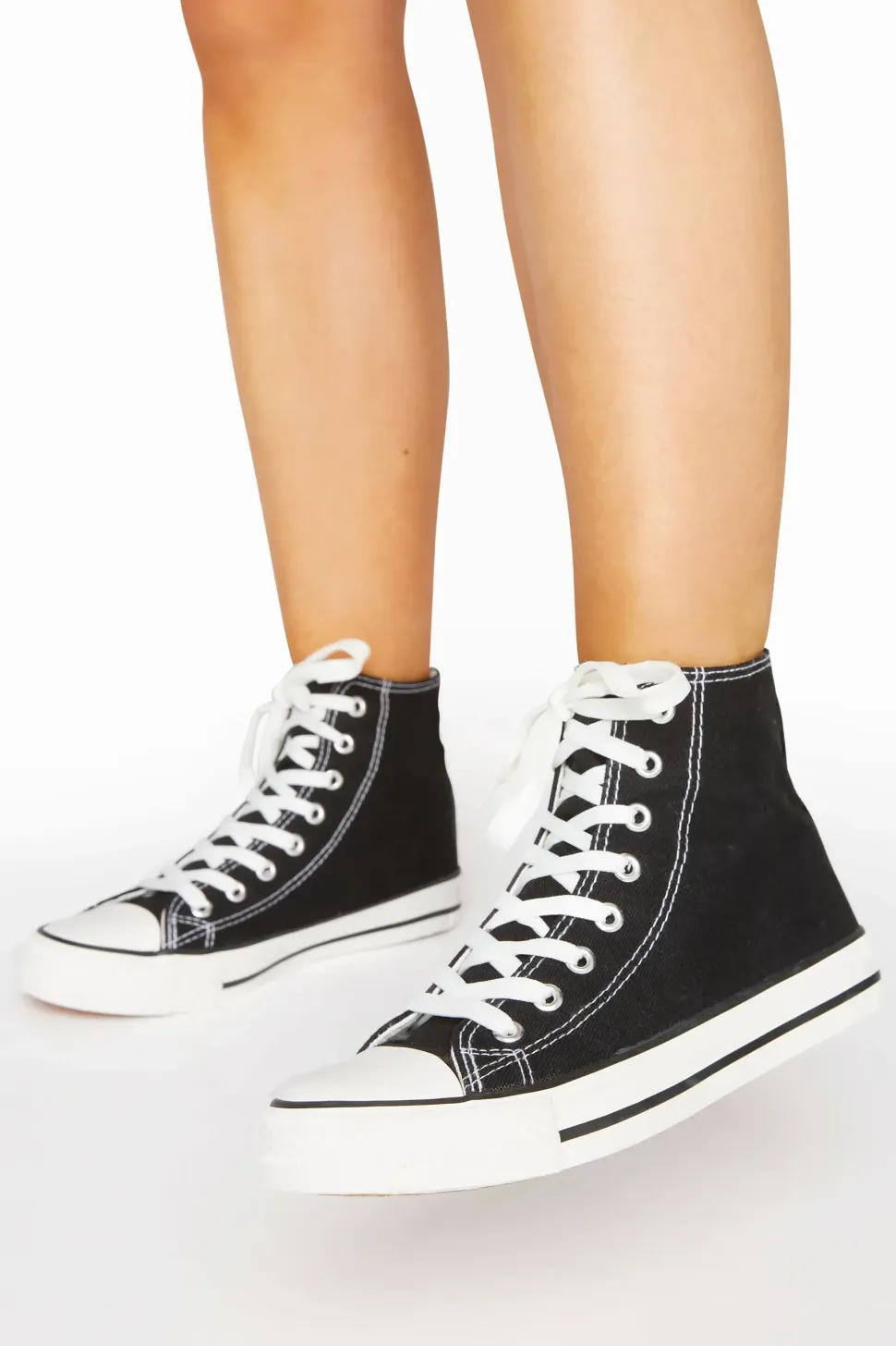 Wide Fit High Top Trainers