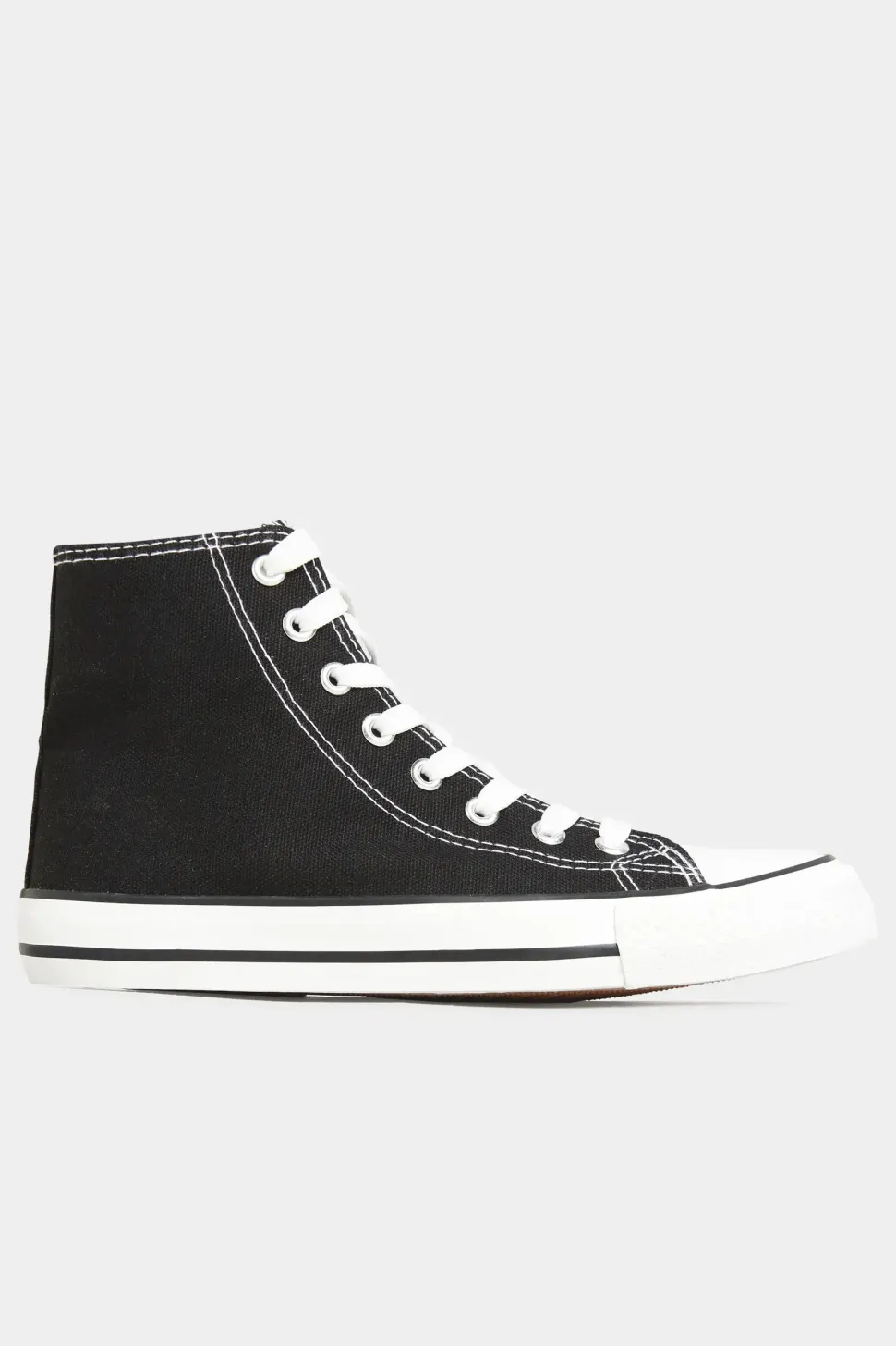 Wide Fit High Top Trainers