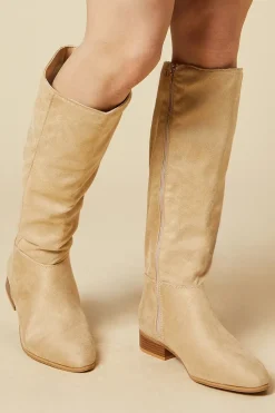 Wide Fit Karlee Knee High Flat Boots