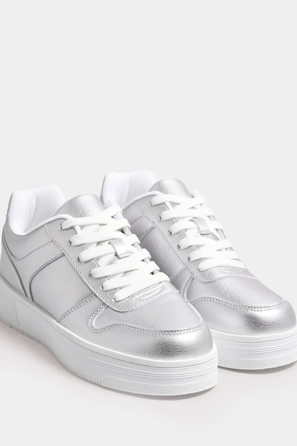 Wide Fit Lace Up Chunky Trainers