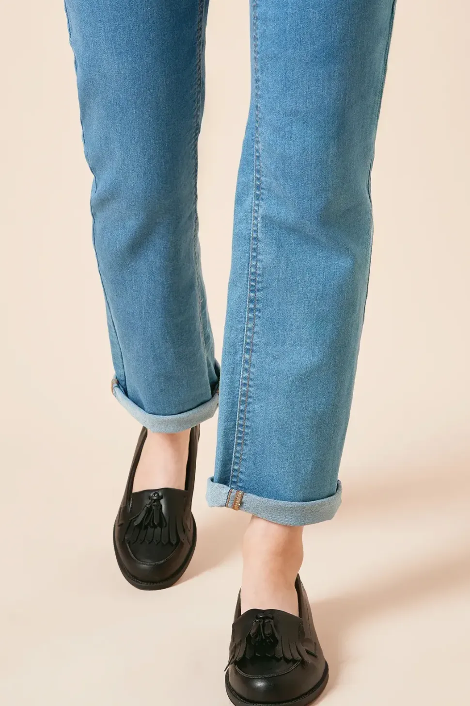 Wide Fit Leigh Fringe Loafers