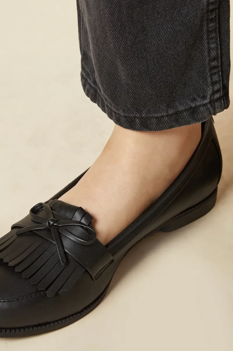 Wide Fit Loretta Tassel Loafers