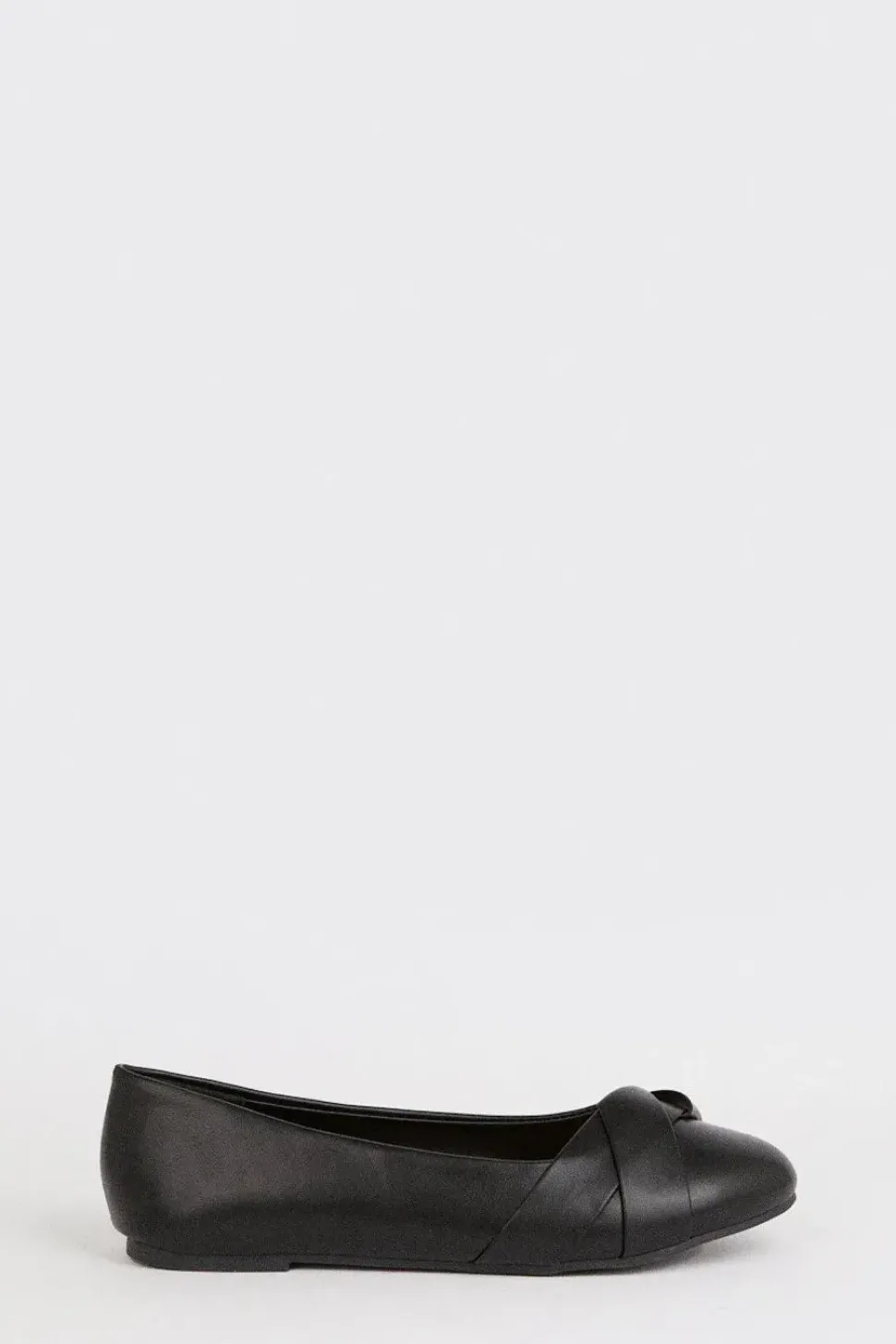 Wide Fit Paige Wrap Detail Ballet Flats