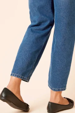 Wide Fit Paris Bow Detail Ballet Pumps