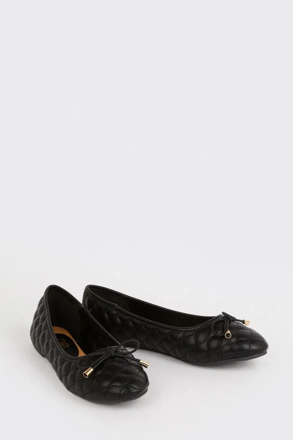Wide Fit Priya Quilted Ballet Flats