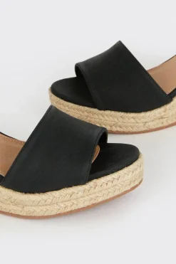 Wide Fit Rebekah Peep Toe Espadrille Wedge Sandals