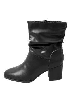 Wide Fit Slouch Ankle Boots