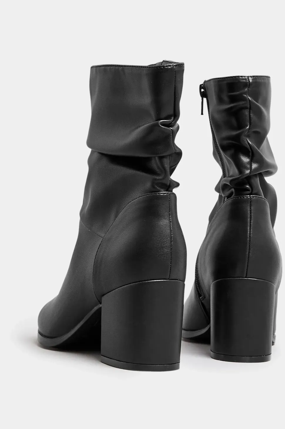 Wide Fit Slouch Ankle Boots