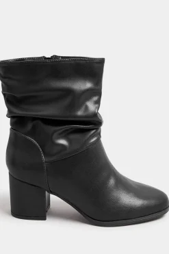 Wide Fit Slouch Ankle Boots