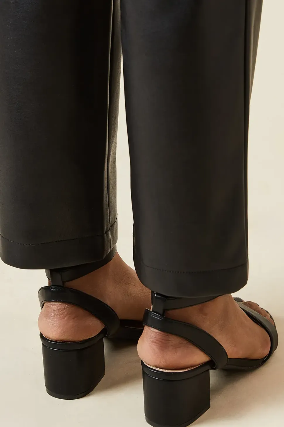 Wide Fit Tommi Barely There Mid Block Heel Sandals
