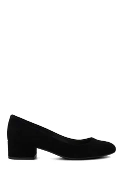 Wide Fit 'Bracket' Suede Court Shoes