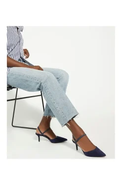 Wide Fit 'Classical' Suede Strappy Heels