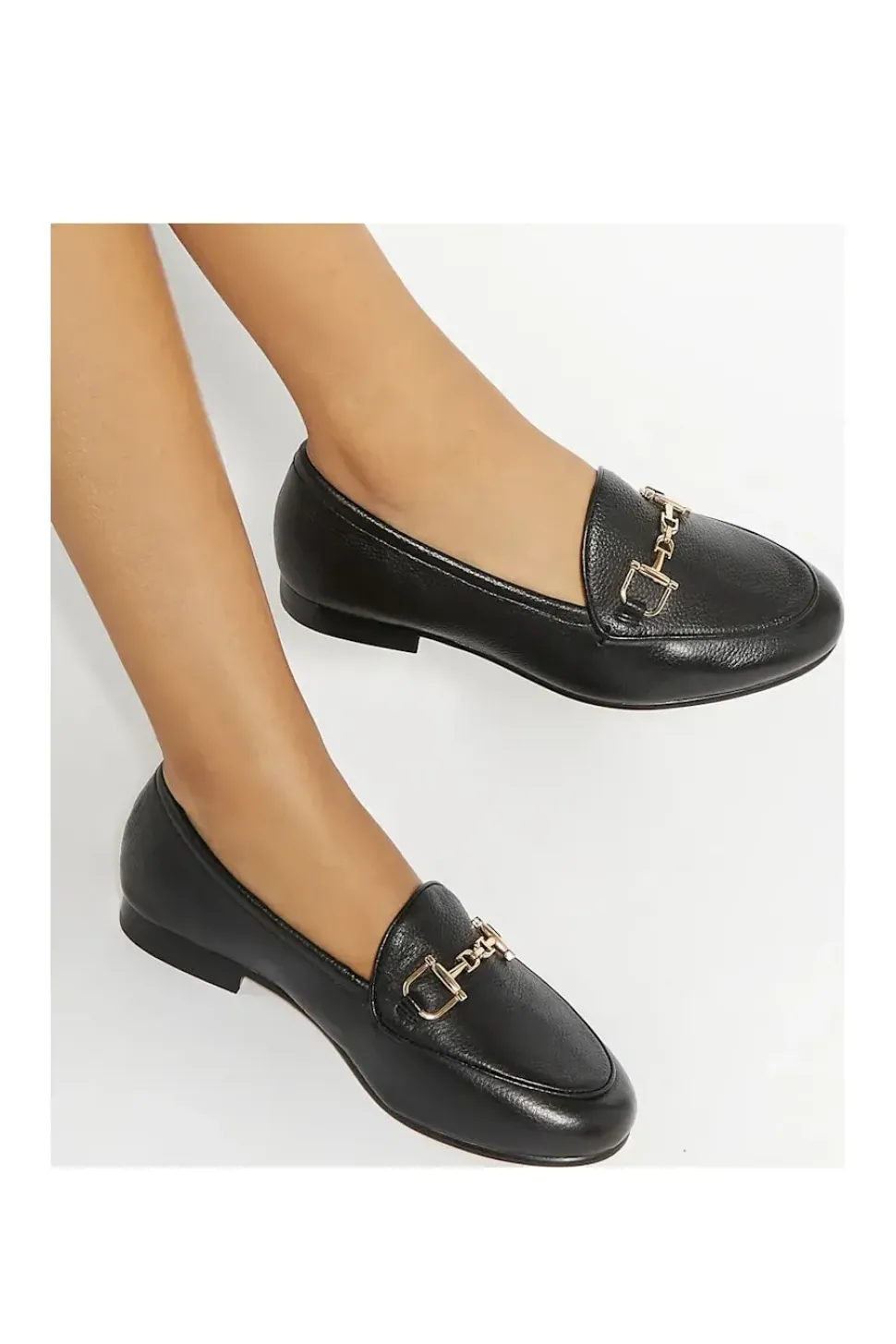 Wide Fit 'Glair' Leather Loafers