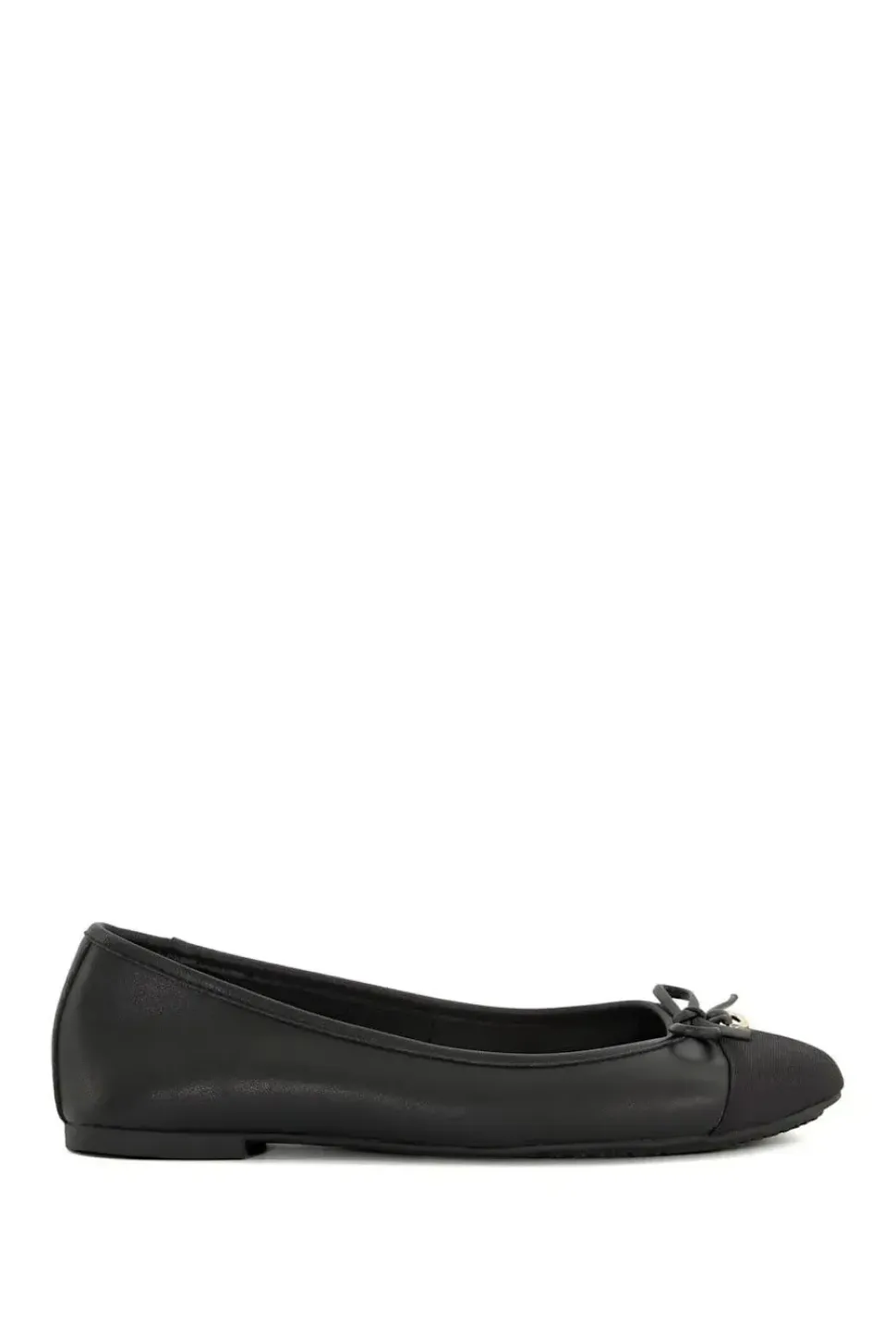 Wide Fit 'Hallo' Leather Ballet Pumps