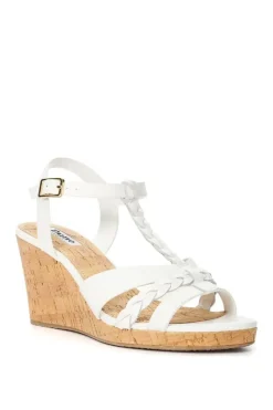 Wide Fit 'Koali' Leather Wedges