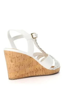Wide Fit 'Koali' Leather Wedges