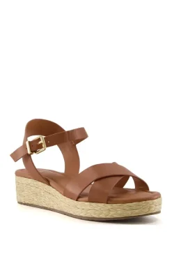 Wide Fit 'Linnie' Leather Sandals