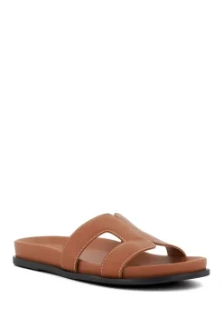 Wide Fit 'Loupa' Leather Sandals